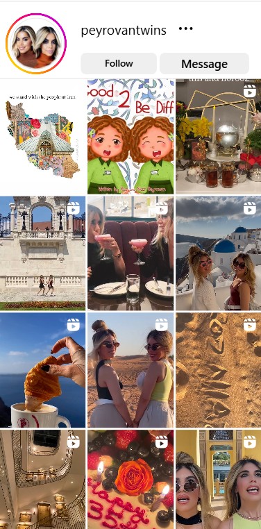 Peyrovan Twins on Instagram