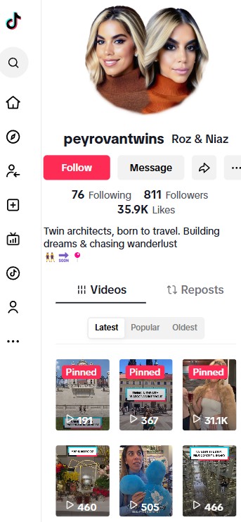Peyrovan Twins on TikTok